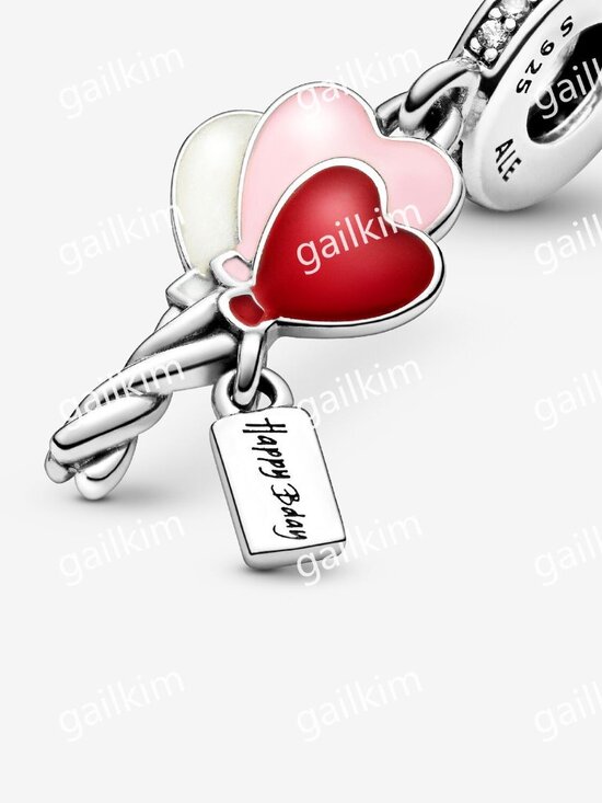Pandora Happy Bday Balloon Dangle Charm - Picture 6 of 6